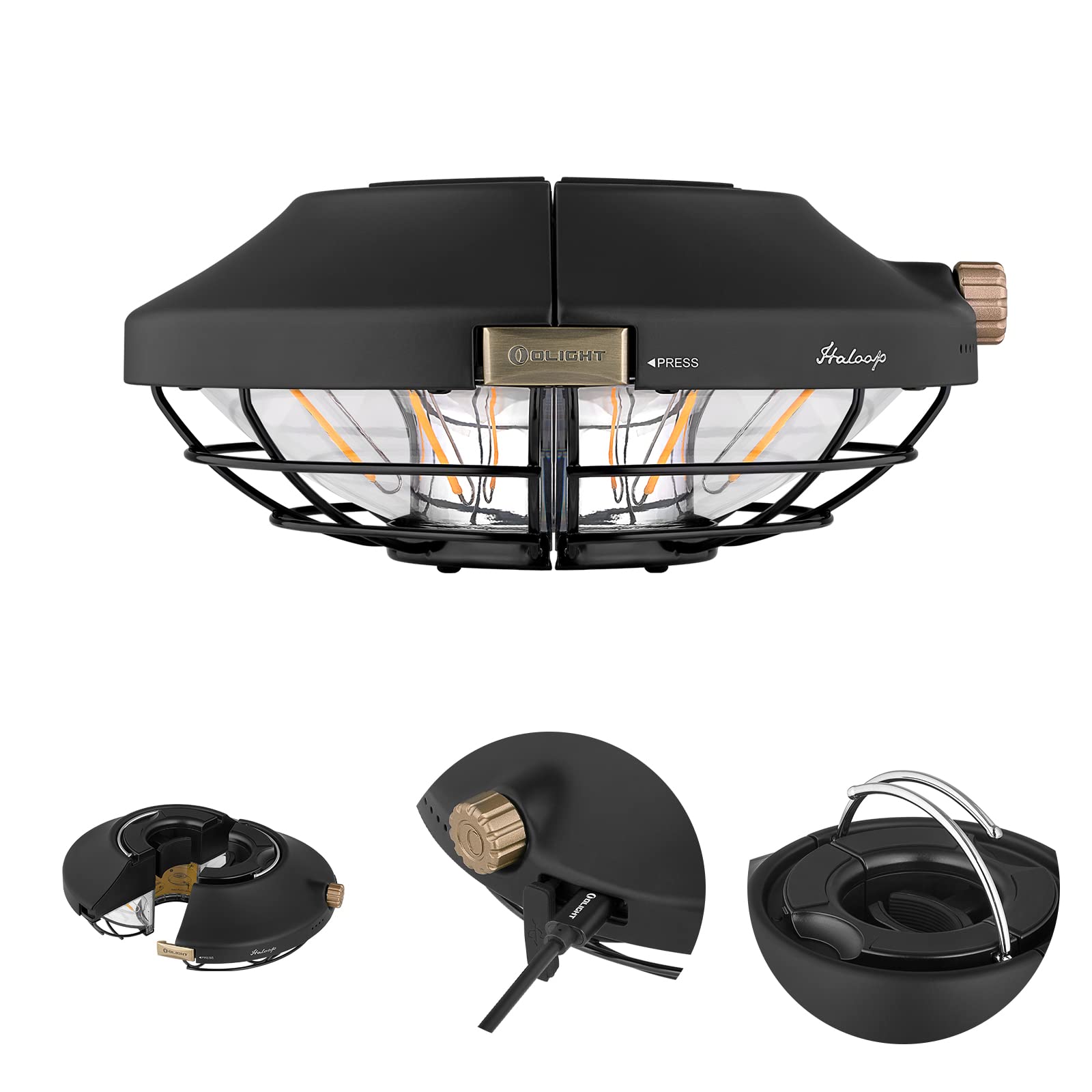 Amazon.co.jp: OLIGHT(オーライト) Haloop キャンプライト 600ルーメン